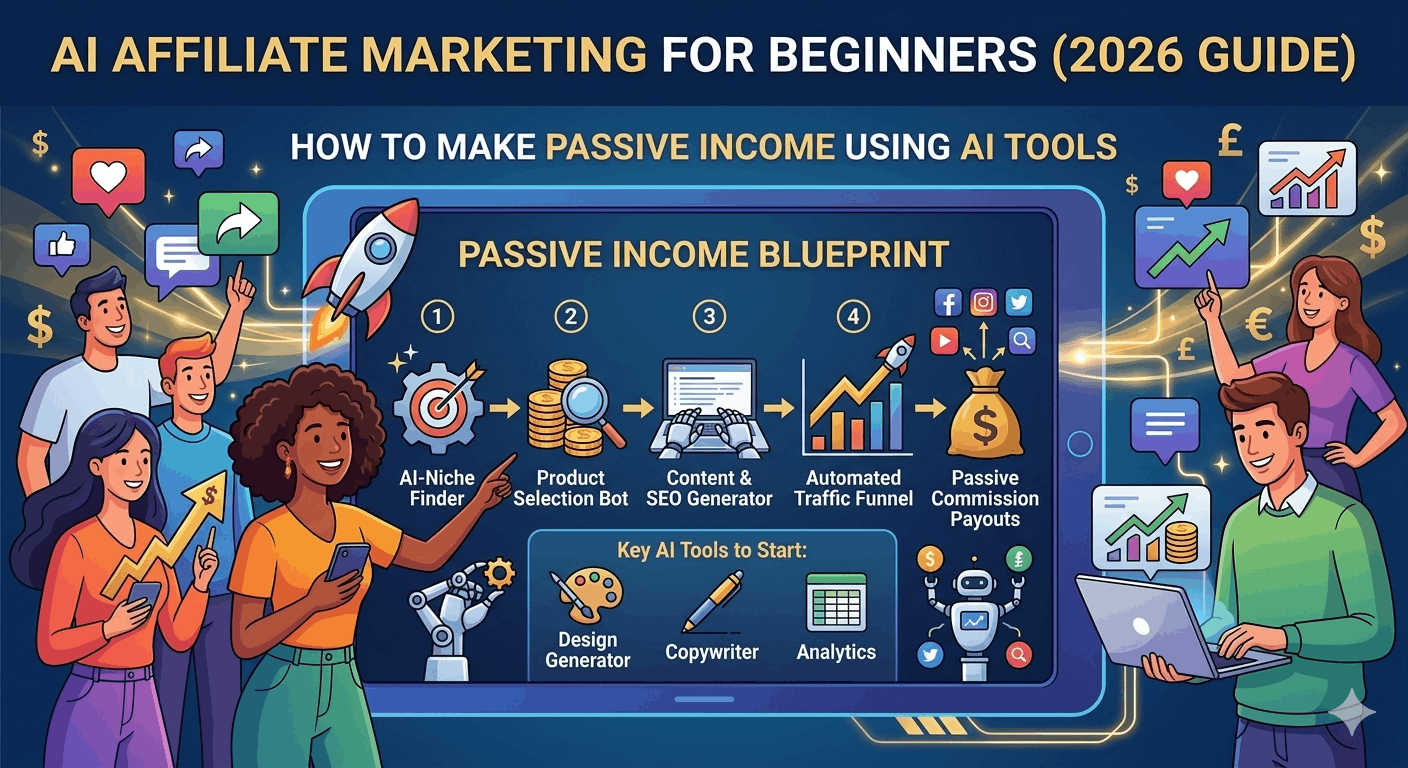 AI Affiliate Marketing for Beginners (2026 Guide) How to Make Passive Income Using AI Tools