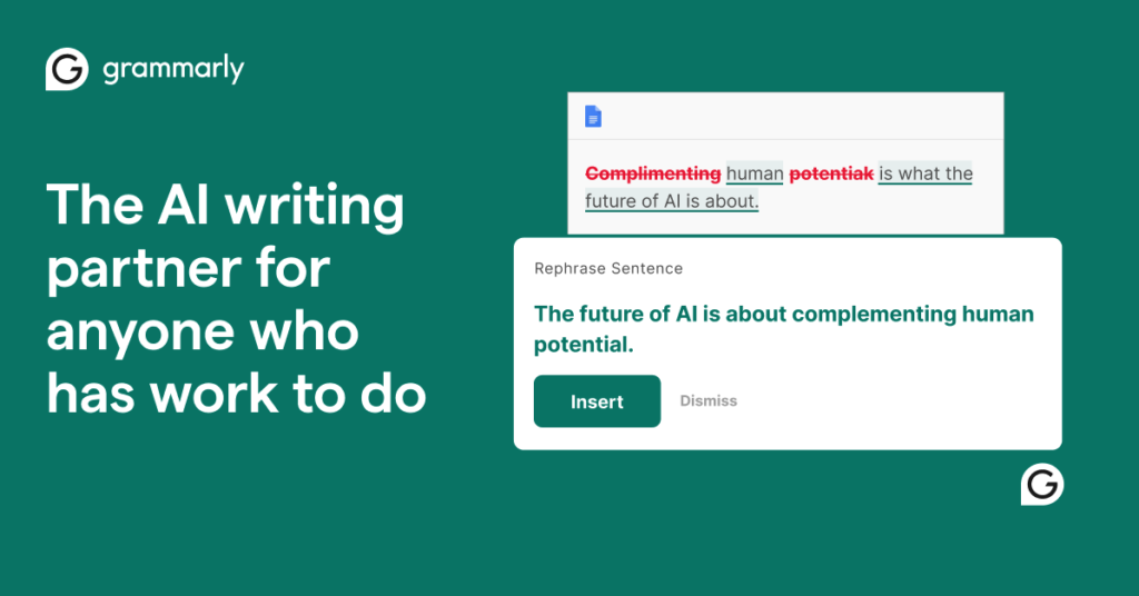 Grammarly – Grammar and Clarity -Free AI Tools for Bloggers in 2026